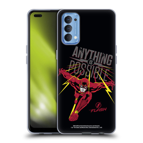 The Flash TV Series Graphics Barry Anything Is Possible Soft Gel Case for OPPO Reno 4 5G