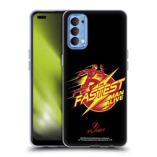 The Flash TV Series Graphics Barry Fastest Man Alive Soft Gel Case for OPPO Reno 4 5G