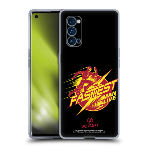The Flash TV Series Graphics Barry Fastest Man Alive Soft Gel Case for OPPO Reno 4 Pro 5G