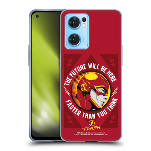 The Flash TV Series Graphics Barry Faster Soft Gel Case for OPPO Reno7 5G / Find X5 Lite