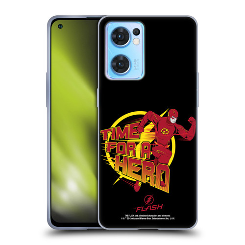The Flash TV Series Graphics Barry Hero Soft Gel Case for OPPO Reno7 5G / Find X5 Lite