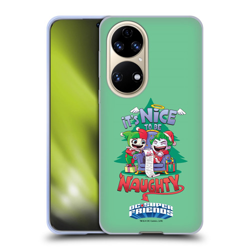 Super Friends DC Comics Toddlers Holidays Harley Joker Naughty Soft Gel Case for Huawei P50