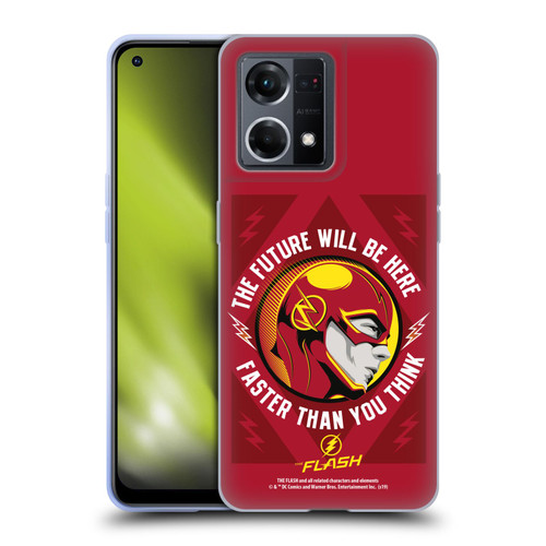 The Flash TV Series Graphics Barry Faster Soft Gel Case for OPPO Reno8 4G