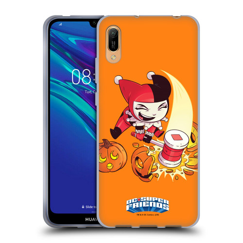 Super Friends DC Comics Toddlers Holidays Harley Quinn Halloween Soft Gel Case for Huawei Y6 Pro (2019)