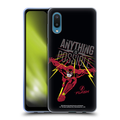 The Flash TV Series Graphics Barry Anything Is Possible Soft Gel Case for Samsung Galaxy A02/M02 (2021)