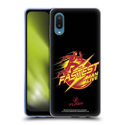 The Flash TV Series Graphics Barry Fastest Man Alive Soft Gel Case for Samsung Galaxy A02/M02 (2021)