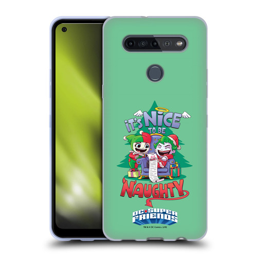 Super Friends DC Comics Toddlers Holidays Harley Joker Naughty Soft Gel Case for LG K51S