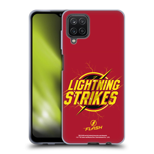 The Flash TV Series Graphics Lightning Strikes Soft Gel Case for Samsung Galaxy A12 (2020)