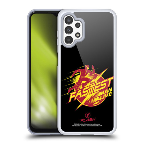 The Flash TV Series Graphics Barry Fastest Man Alive Soft Gel Case for Samsung Galaxy A13 (2022)