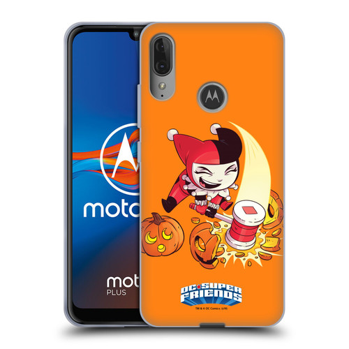 Super Friends DC Comics Toddlers Holidays Harley Quinn Halloween Soft Gel Case for Motorola Moto E6 Plus