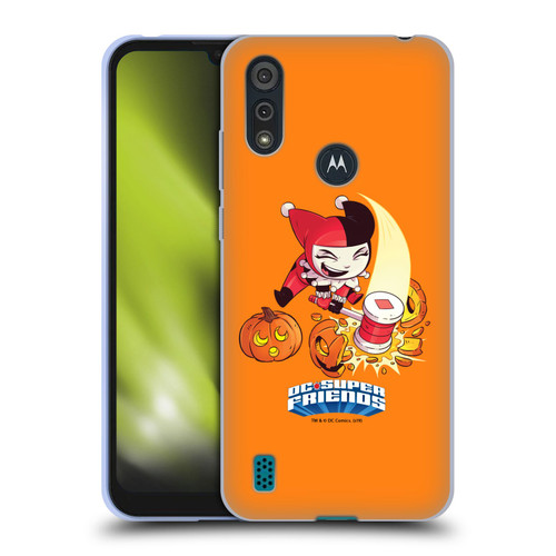 Super Friends DC Comics Toddlers Holidays Harley Quinn Halloween Soft Gel Case for Motorola Moto E6s (2020)