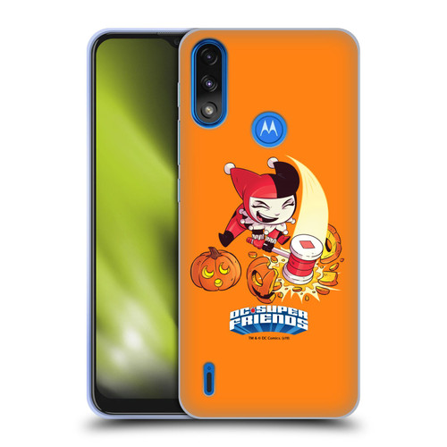 Super Friends DC Comics Toddlers Holidays Harley Quinn Halloween Soft Gel Case for Motorola Moto E7 Power / Moto E7i Power
