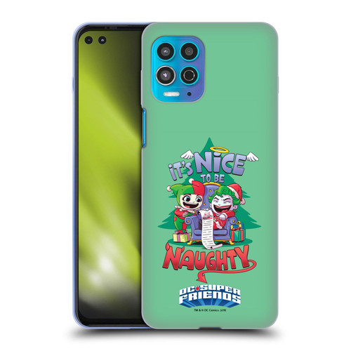 Super Friends DC Comics Toddlers Holidays Harley Joker Naughty Soft Gel Case for Motorola Moto G100