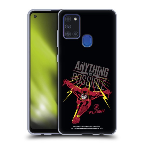 The Flash TV Series Graphics Barry Anything Is Possible Soft Gel Case for Samsung Galaxy A21s (2020)