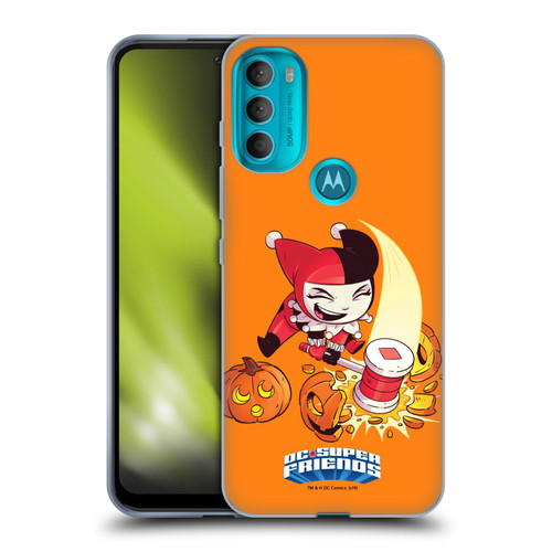 Super Friends DC Comics Toddlers Holidays Harley Quinn Halloween Soft Gel Case for Motorola Moto G71 5G