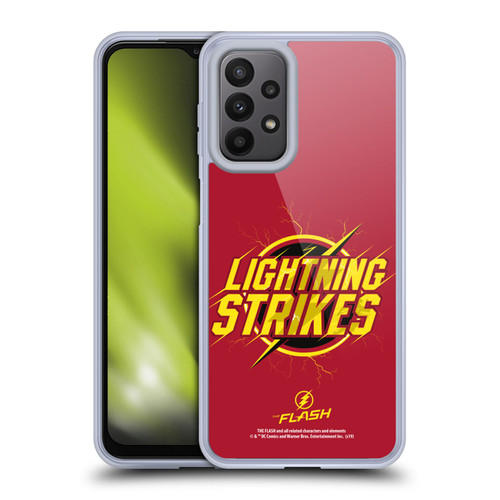 The Flash TV Series Graphics Lightning Strikes Soft Gel Case for Samsung Galaxy A23 / 5G (2022)