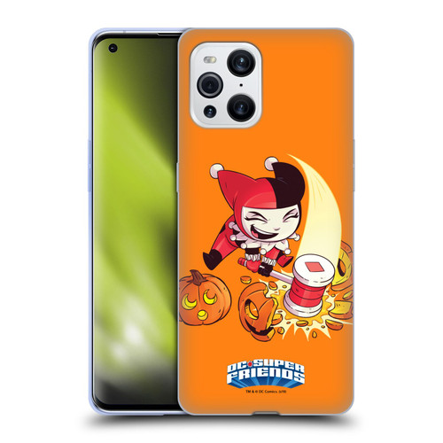 Super Friends DC Comics Toddlers Holidays Harley Quinn Halloween Soft Gel Case for OPPO Find X3 / Pro