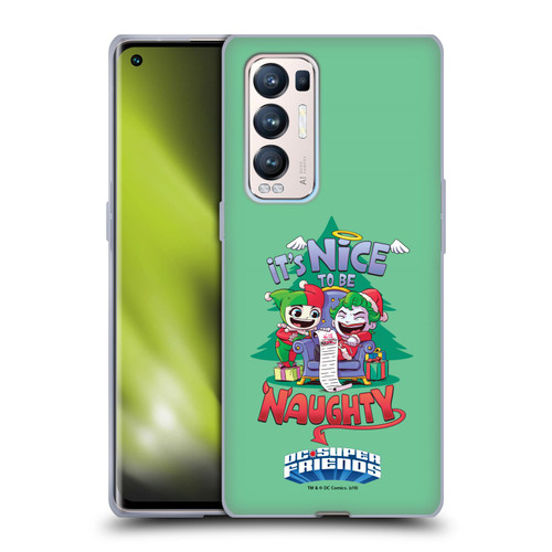 Super Friends DC Comics Toddlers Holidays Harley Joker Naughty Soft Gel Case for OPPO Find X3 Neo / Reno5 Pro+ 5G