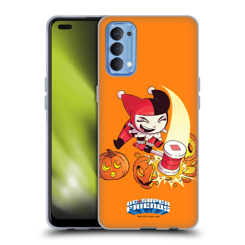 Super Friends DC Comics Toddlers Holidays Harley Quinn Halloween Soft Gel Case for OPPO Reno 4 5G