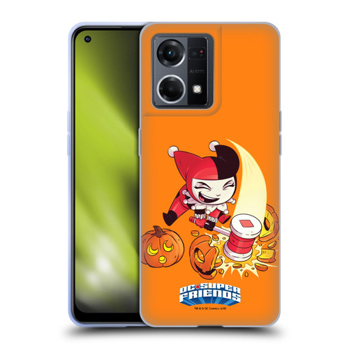 Super Friends DC Comics Toddlers Holidays Harley Quinn Halloween Soft Gel Case for OPPO Reno8 4G