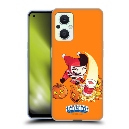 Super Friends DC Comics Toddlers Holidays Harley Quinn Halloween Soft Gel Case for OPPO Reno8 Lite