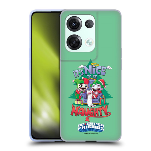 Super Friends DC Comics Toddlers Holidays Harley Joker Naughty Soft Gel Case for OPPO Reno8 Pro