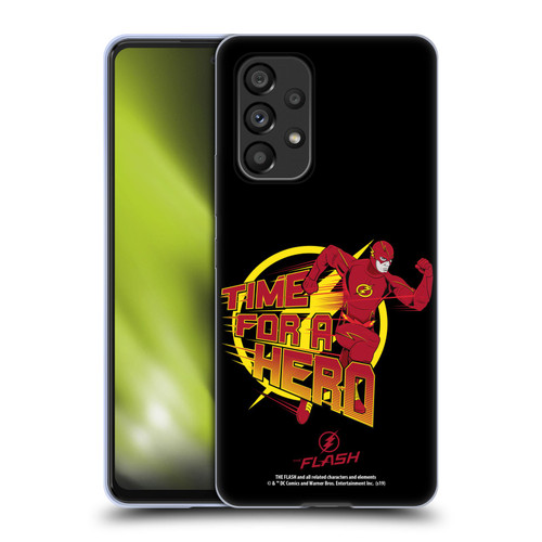 The Flash TV Series Graphics Barry Hero Soft Gel Case for Samsung Galaxy A53 5G (2022)
