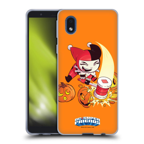 Super Friends DC Comics Toddlers Holidays Harley Quinn Halloween Soft Gel Case for Samsung Galaxy A01 Core (2020)