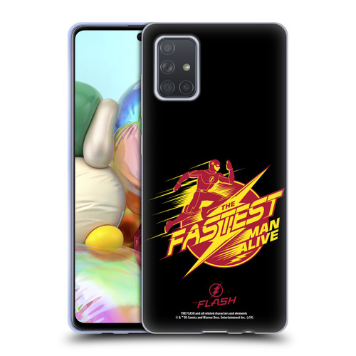 The Flash TV Series Graphics Barry Fastest Man Alive Soft Gel Case for Samsung Galaxy A71 (2019)