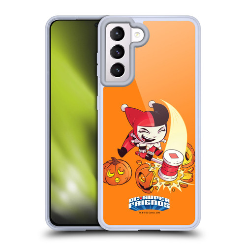 Super Friends DC Comics Toddlers Holidays Harley Quinn Halloween Soft Gel Case for Samsung Galaxy S21 5G