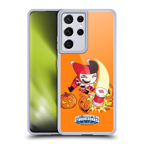 Super Friends DC Comics Toddlers Holidays Harley Quinn Halloween Soft Gel Case for Samsung Galaxy S21 Ultra 5G