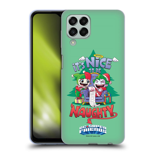 Super Friends DC Comics Toddlers Holidays Harley Joker Naughty Soft Gel Case for Samsung Galaxy M33 (2022)