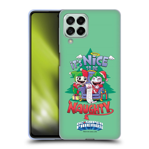 Super Friends DC Comics Toddlers Holidays Harley Joker Naughty Soft Gel Case for Samsung Galaxy M53 (2022)