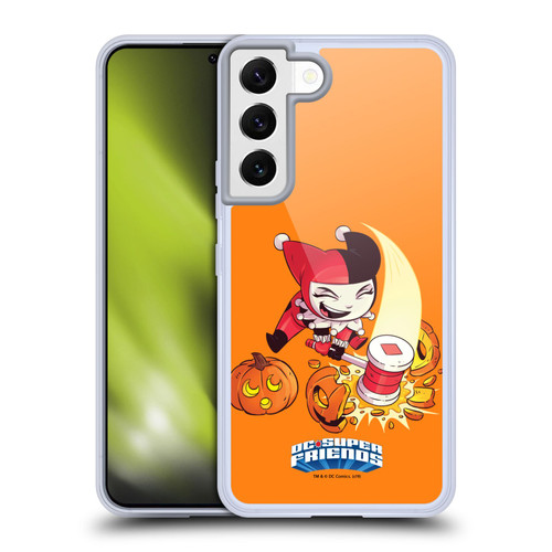 Super Friends DC Comics Toddlers Holidays Harley Quinn Halloween Soft Gel Case for Samsung Galaxy S22 5G