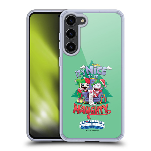 Super Friends DC Comics Toddlers Holidays Harley Joker Naughty Soft Gel Case for Samsung Galaxy S23+ 5G