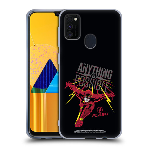 The Flash TV Series Graphics Barry Anything Is Possible Soft Gel Case for Samsung Galaxy M30s (2019)/M21 (2020)