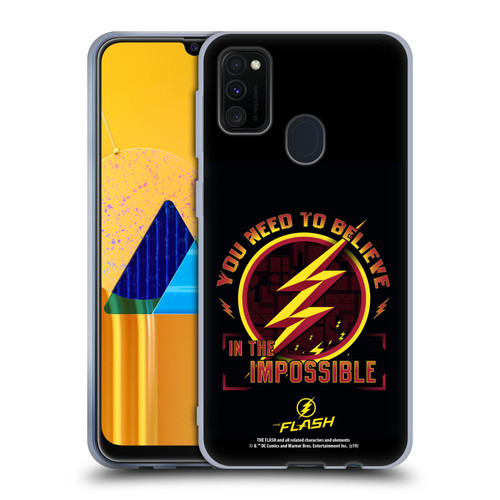 The Flash TV Series Graphics Believe Soft Gel Case for Samsung Galaxy M30s (2019)/M21 (2020)