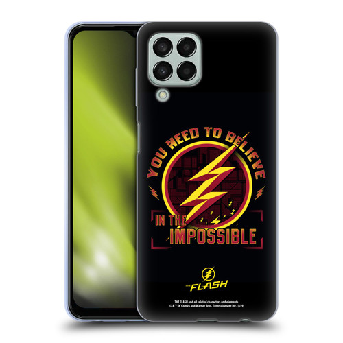 The Flash TV Series Graphics Believe Soft Gel Case for Samsung Galaxy M33 (2022)