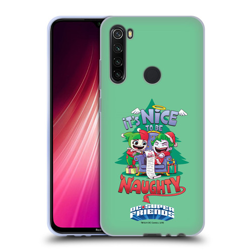 Super Friends DC Comics Toddlers Holidays Harley Joker Naughty Soft Gel Case for Xiaomi Redmi Note 8T