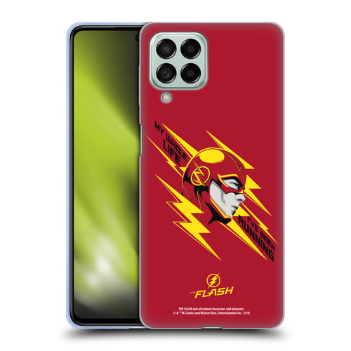 The Flash TV Series Graphics Barry Head Soft Gel Case for Samsung Galaxy M53 (2022)