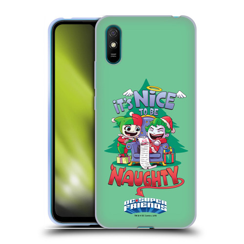 Super Friends DC Comics Toddlers Holidays Harley Joker Naughty Soft Gel Case for Xiaomi Redmi 9A / Redmi 9AT