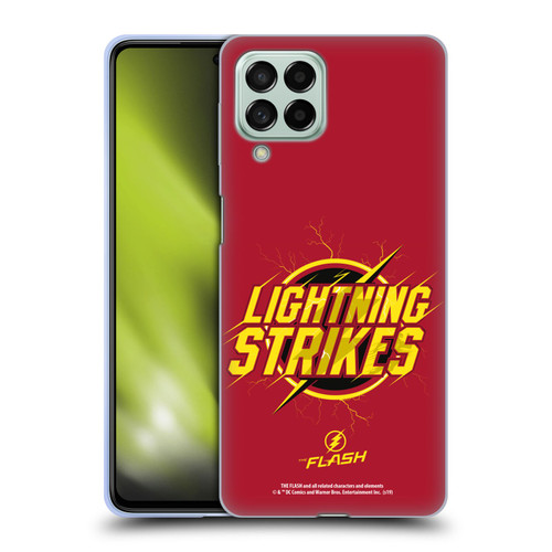 The Flash TV Series Graphics Lightning Strikes Soft Gel Case for Samsung Galaxy M53 (2022)