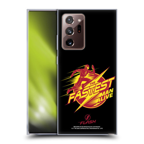 The Flash TV Series Graphics Barry Fastest Man Alive Soft Gel Case for Samsung Galaxy Note20 Ultra / 5G