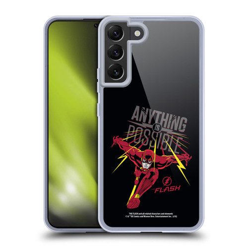 The Flash TV Series Graphics Barry Anything Is Possible Soft Gel Case for Samsung Galaxy S22+ 5G