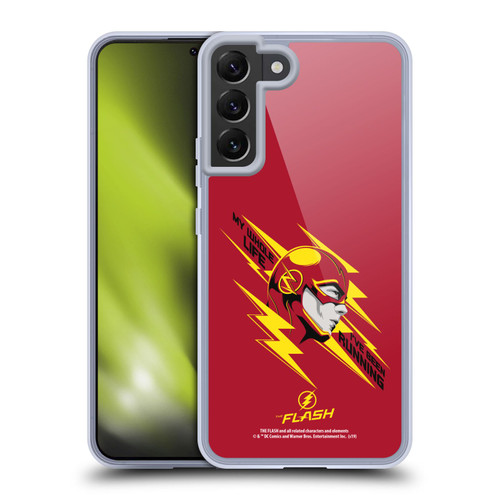 The Flash TV Series Graphics Barry Head Soft Gel Case for Samsung Galaxy S22+ 5G