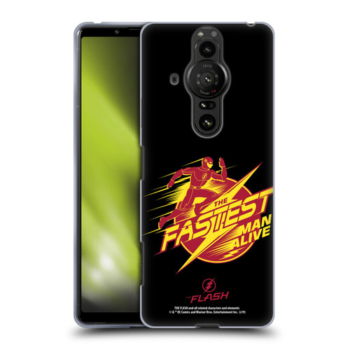 The Flash TV Series Graphics Barry Fastest Man Alive Soft Gel Case for Sony Xperia Pro-I