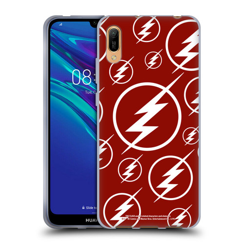 The Flash TV Series Logos Pattern Soft Gel Case for Huawei Y6 Pro (2019)