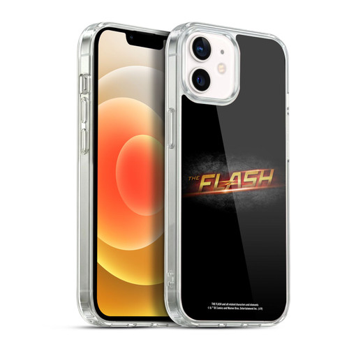 The Flash TV Series Logos Black Soft Gel Case for Apple iPhone 12 / iPhone 12 Pro & MagSafe