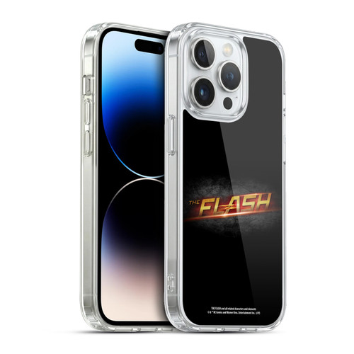 The Flash TV Series Logos Black Soft Gel Case for Apple iPhone 13 Pro & MagSafe