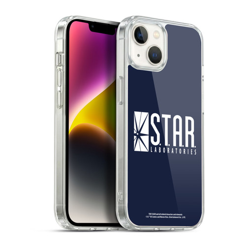 The Flash TV Series Logos Star Labs Soft Gel Case for Apple iPhone 14 Plus & MagSafe